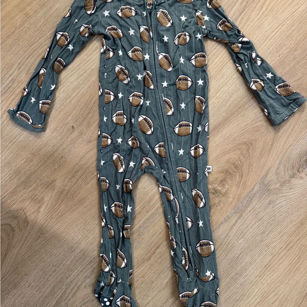 Football Print Kids One Piece